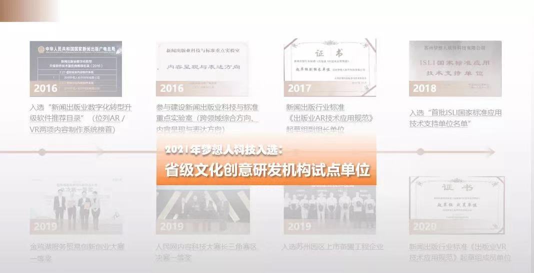 祝賀！新國大蘇研院孵化企業(yè)夢想人科技成功入選省級文化創(chuàng)意研發(fā)機(jī)構(gòu)試點單位